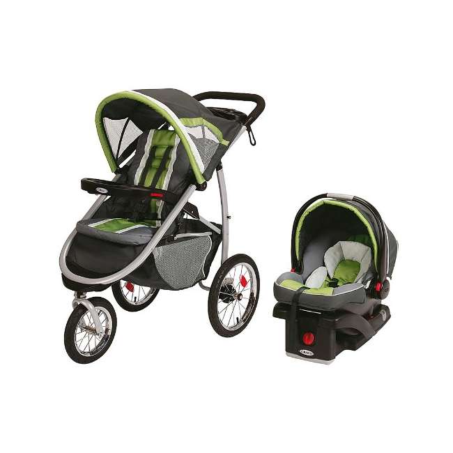 Graco FastAction Fold Jogger Stroller with SnugRide 35 Car Seat 1855606
