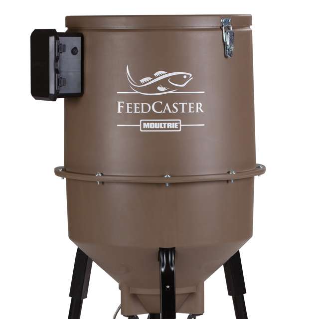 Moultrie 30 Gallon Feedcaster Pro Fish Feeder w/ 6 Volt Battery MFF