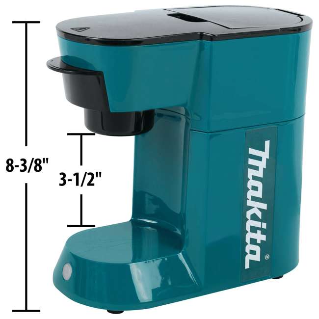 Makita Cordless Coffee Maker + 18-Volt Lithium-Ion 3.0 Ah Batteries (2 Pack) : DCM500Z + BL-1830-2