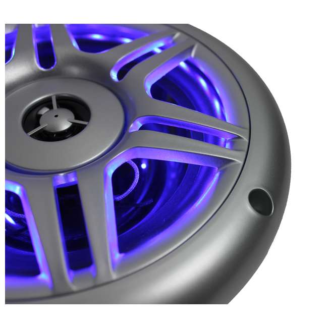 Cps Products CPS650SMTSBLPR 6.5Inch 160W Led Marine Audio Speaker Stereo