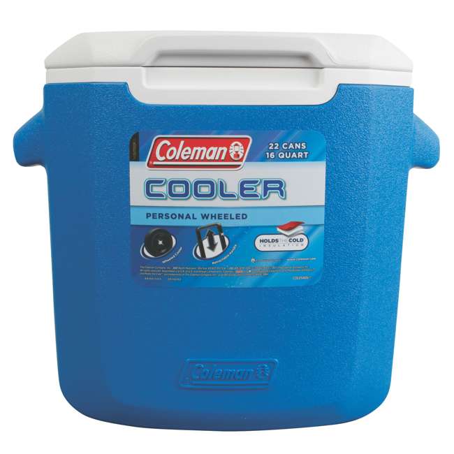 Coleman 16Quart 22Can Performance Wheeled Cooler with Handles