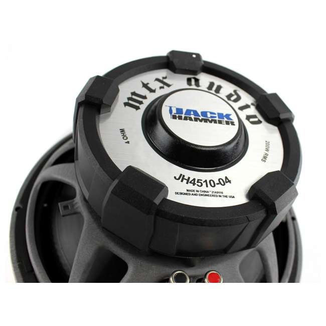 MTX Jackhammer 10" 400W Subwoofer JH451004