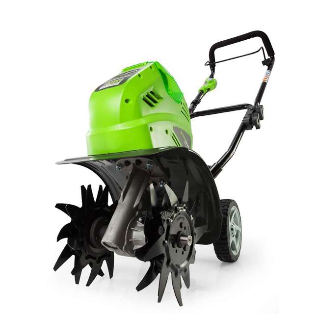 Greenworks 10 Inch Cordless Cultivator Tiller + Battery & Charger