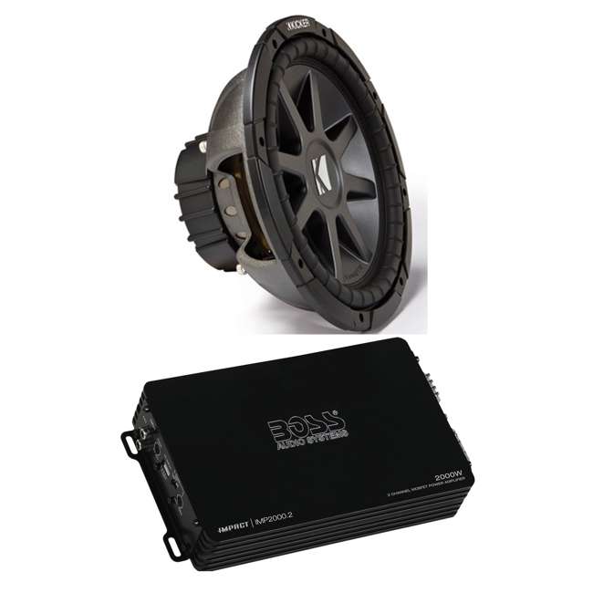 Kicker CVR124 Cvr 12-Inch 800W Subwoofer with Amplifier : 10CVR124