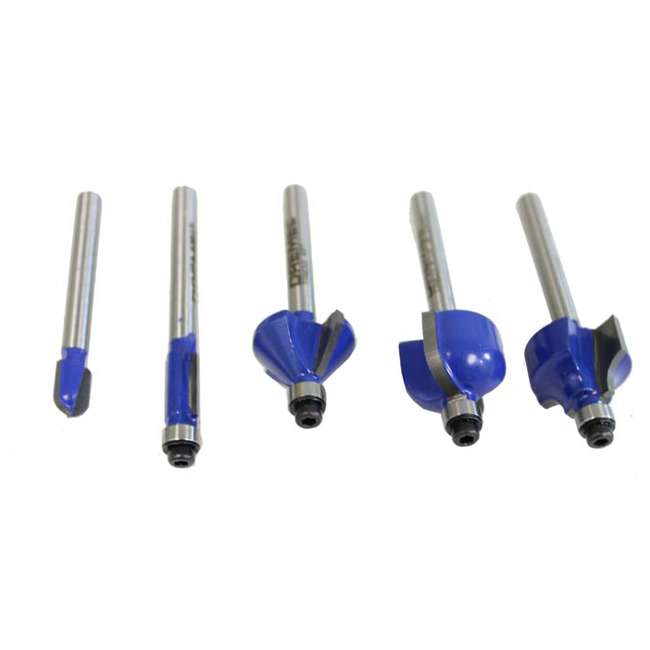 Dremel TR770 Trio 5 Piece Stater Edging Router Bit Kit