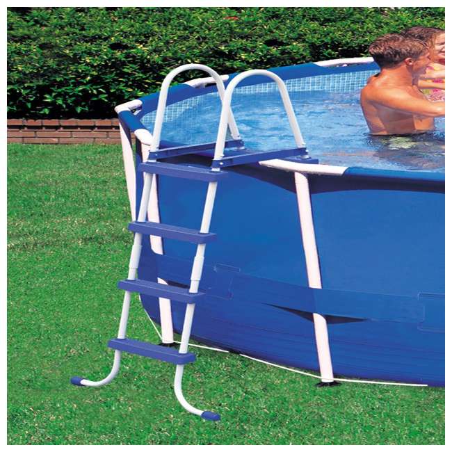 Intex Above Ground Pool Ladder with Barrier for 48" Pools 58978E