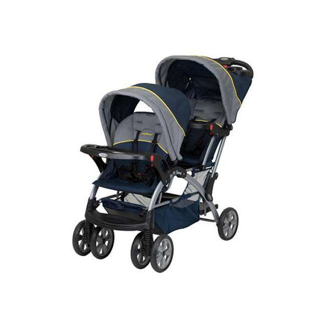 Baby Trend Sit N Stand Double Inline Stroller Twin Car Seat Travel