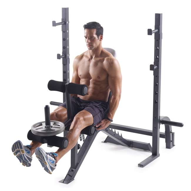 Weider Pro 395 Olympic Bench And Exercise Rack