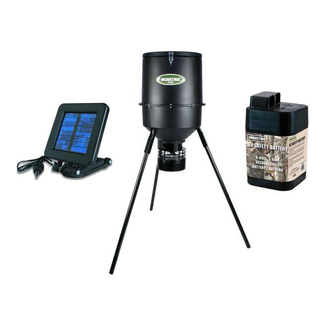 Moultrie 30 Gallon Pro Magnum Bdh Deer Feeder W Battery Solar