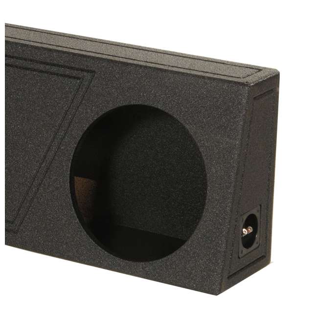 QPower QBomb Single 12Inch Vented Subwoofer Box QBTRUCK112VENTED