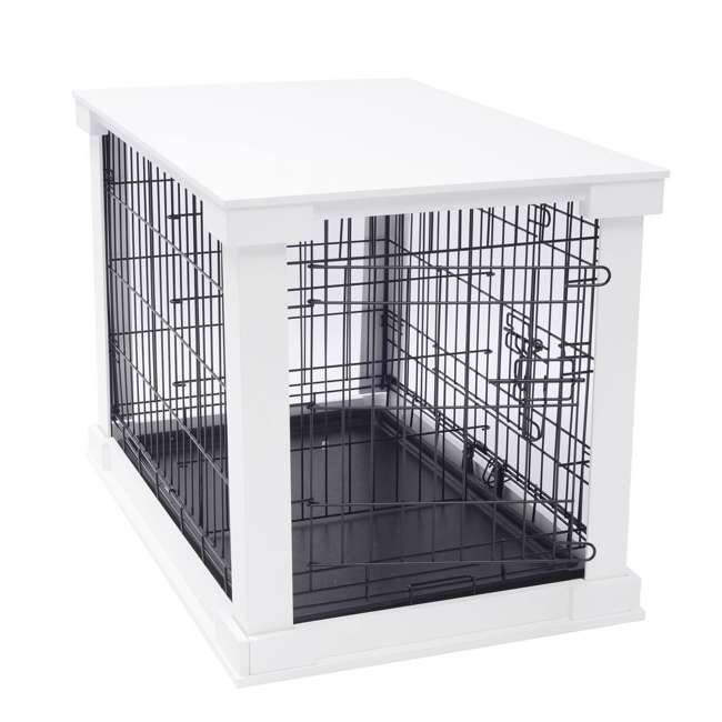 Zoovilla Decorative End Table Design Dog Cat Cage Kennel Crate