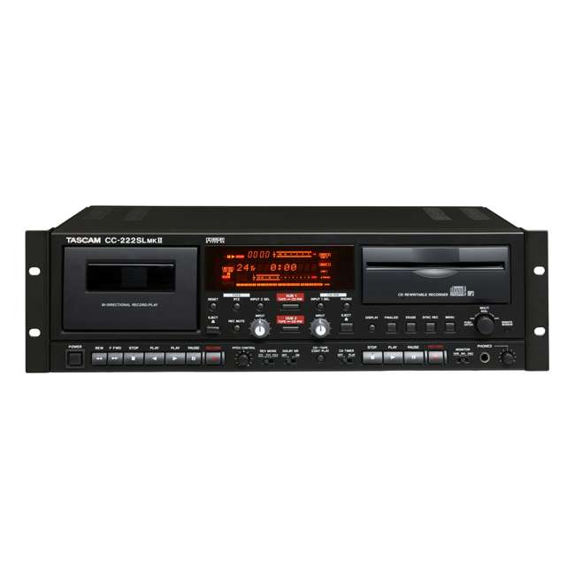 Tascam CC222SLmkII SlotLoading CD & Cassette Dubbing Combo Recorder w