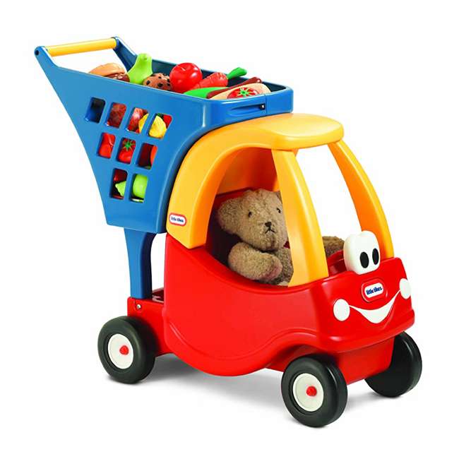 Little Tikes Cozy Coupe Kids Grocery Shopping Cart, Red 618338M