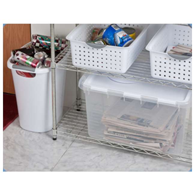 clear tote with hinged lid