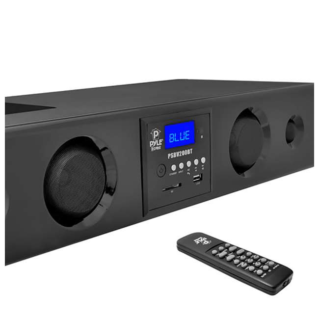 Pyle 300Watt Max Bluetooth USB/SD/FM Radio Soundbar System with Remote