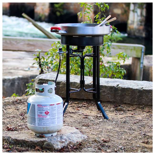 Rec Tec Matador Portable Outdoor WokStyle Cooker Propane Grill RTG450