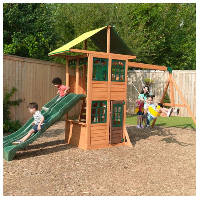 golf recorder video swing v Outdoor Treasure Cove Kids Playset Wooden KidKraft