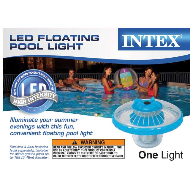 intex led pool light