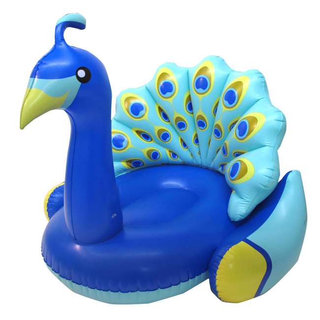giant peacock float