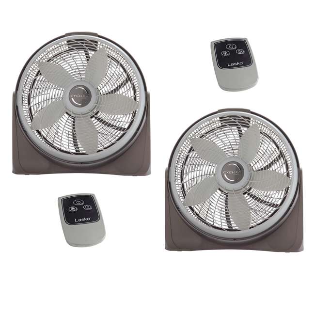 Lasko 20Inch Cyclone Fan with Remote (2 Pack) LKO3542
