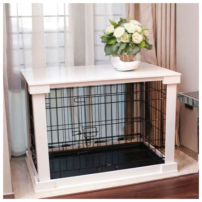 Zoovilla Decorative End Table Design Dog Cat Cage Kennel Crate