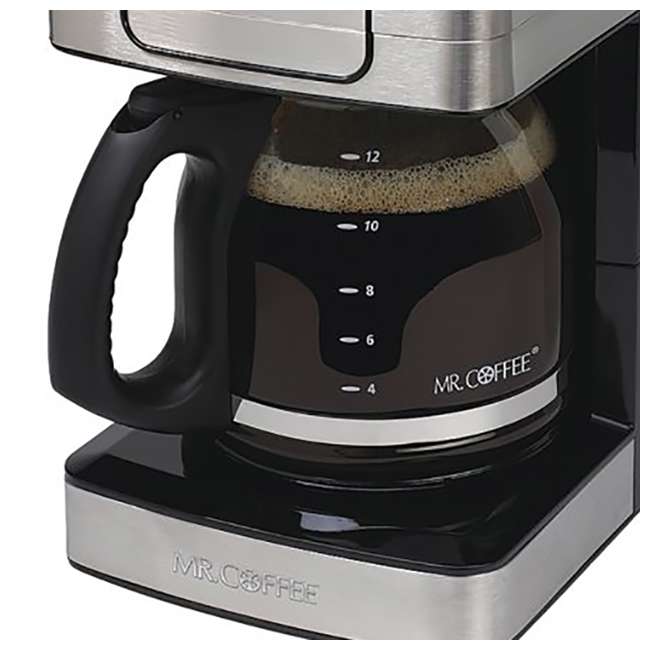 Mr. Coffee 12-Cup Programmable Coffee Maker, Stainless Steel : JWX36S