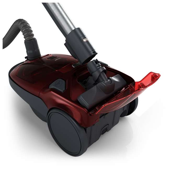 Kenmore 14 Inch Pet Friendly PopNGo Bagged Canister Vacuum, Red BC4027