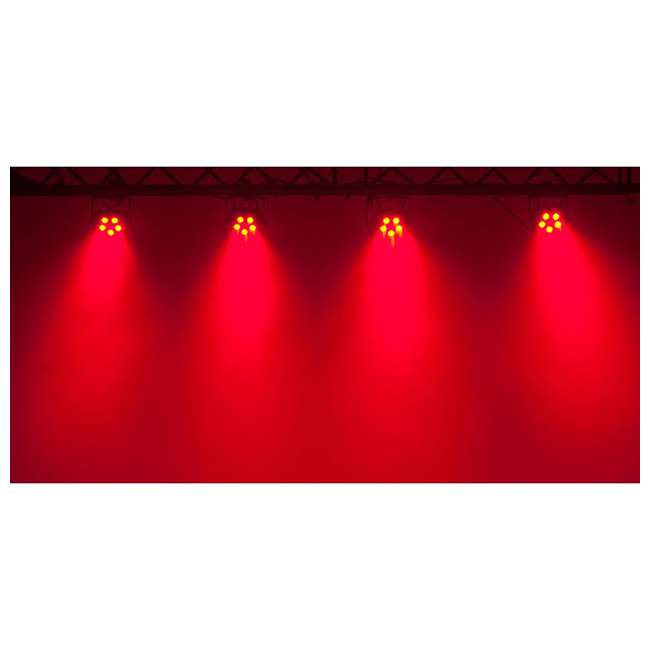 American Dj Mega Hex Par Low Profile Rgbaw Uv Led Light 4 Pack