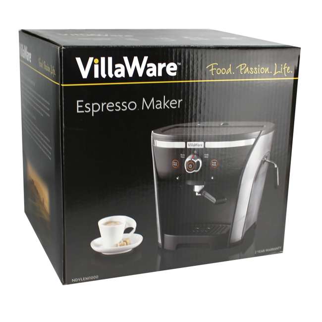 VillaWare Home Espresso Maker NDVLEM1000