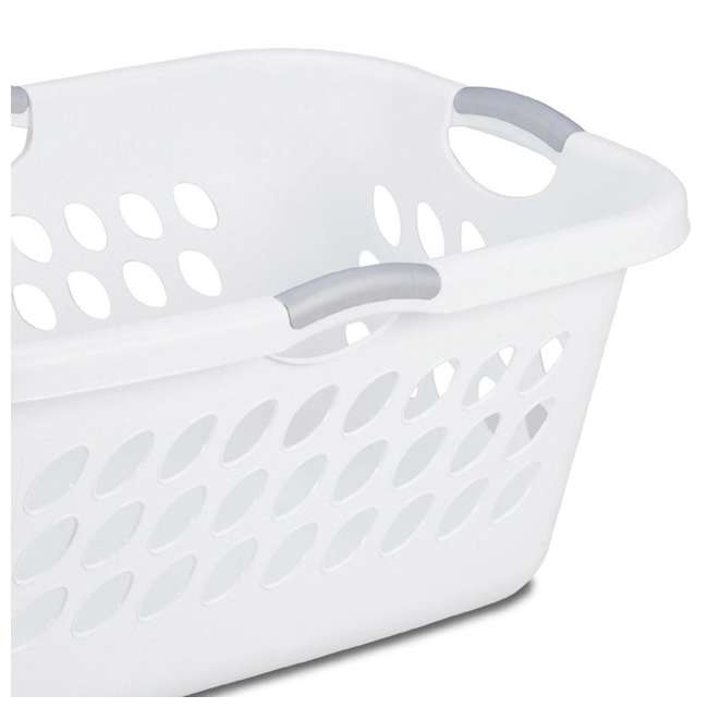 Sterilite 2Bushel Laundry Basket, White 12158006