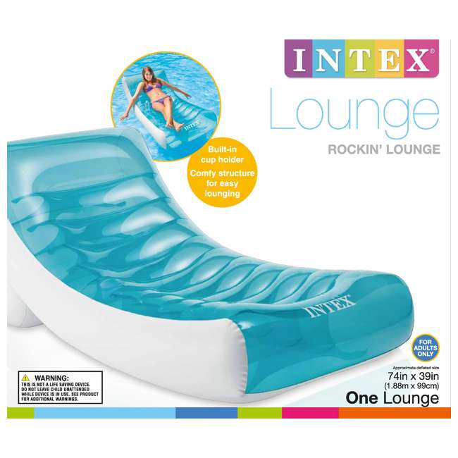 intex double lounge pool float
