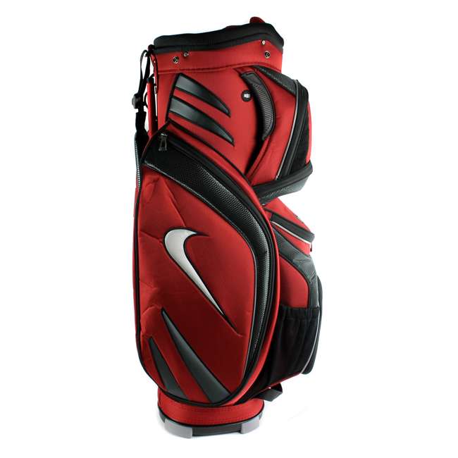 Nike M9 Golf Bag Adult Cart Style Bag 14 Way Top Divider Red Color BG0218601