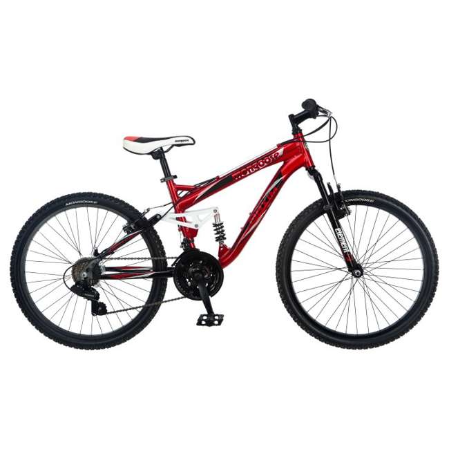 Mongoose Maxim 24" Alloy Dual Suspension Mountain Bike R3002A