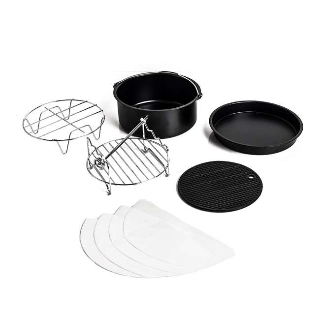 Yedi Houseware 5.8 Quart Air Fryer, Black : GV013