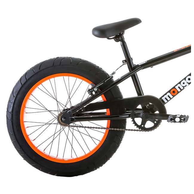 Mongoose Menace 20Inch Fat Tire Youth Bike, Black R1408KM