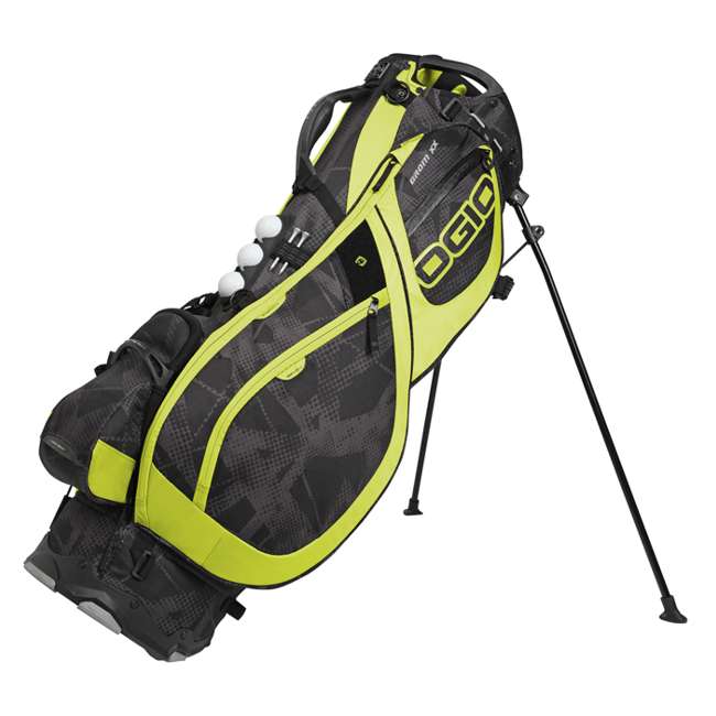 Ogio Grom XX Golf Stand Bag w/ Shoulder Straps & 14 Way Top Acid