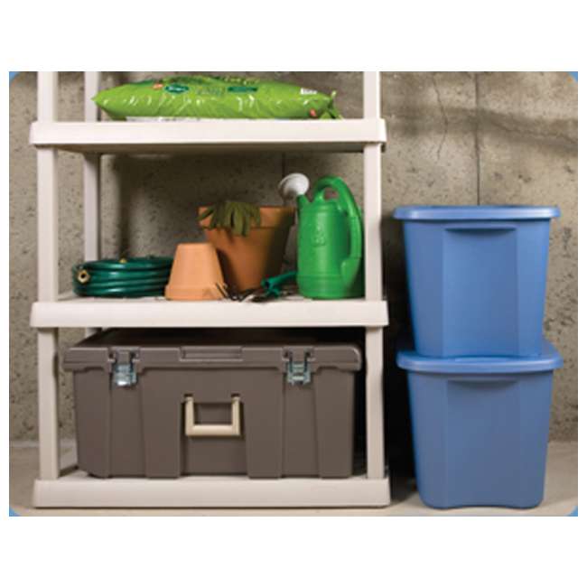 2 Sterilite 01558501 Heavy Duty 5Shelf Shelving Ventilated Upright