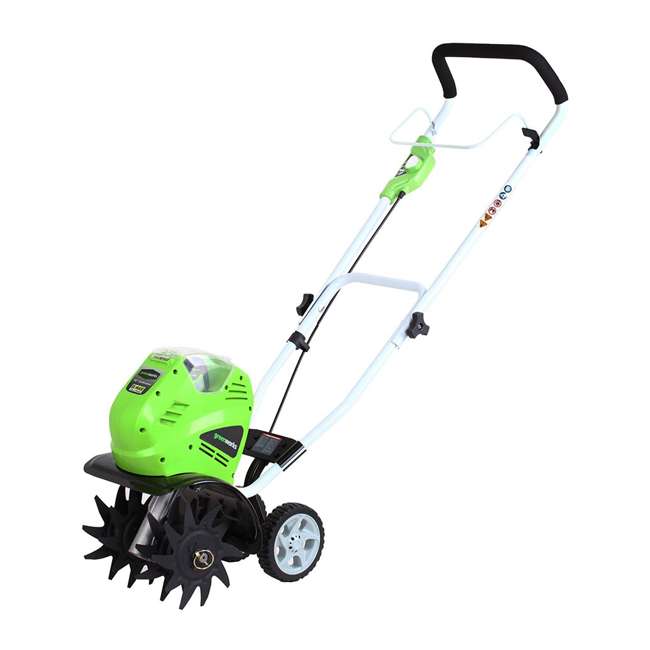 Greenworks 10 Inch Cordless Cultivator Tiller + Battery & Charger