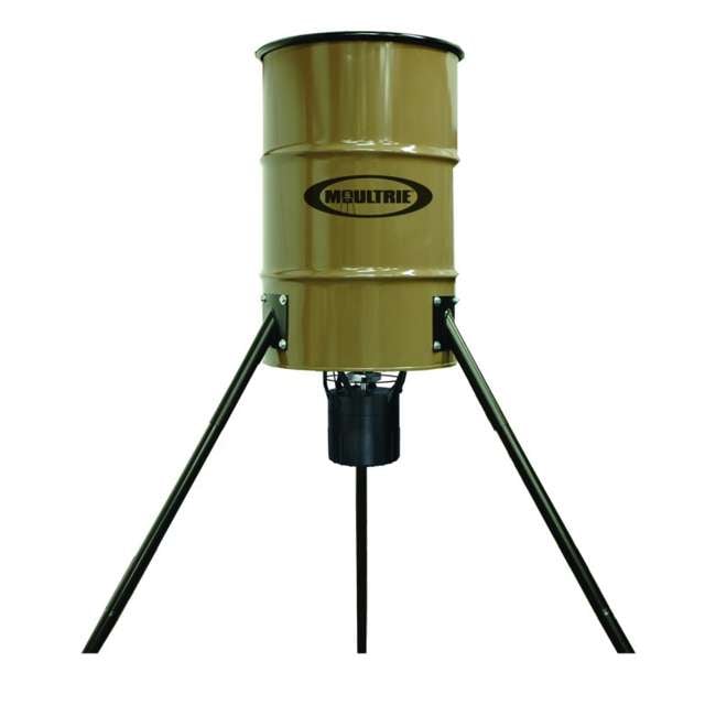 Moultrie Pro Magnum Feeder 55 Gallon Tripod Game Deer Feeder 400