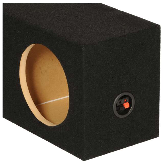 Q Power Dual 8Inch Sealed Subwoofer Enclosure SOLO82HOLE
