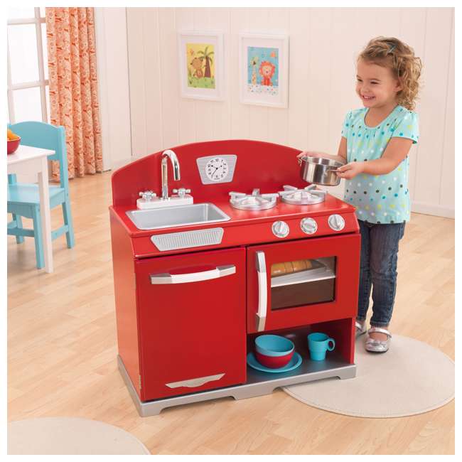 KidKraft Red Retro Kitchen 53205A
