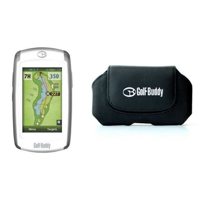 Golf Buddy World Platinum II GPS Ranger Finder + Free Holster & Charger