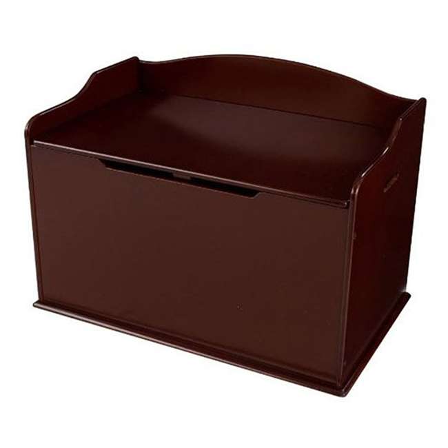 KidKraft Austin Wood Toy Box Chest and Bench, Cherry KDK14955
