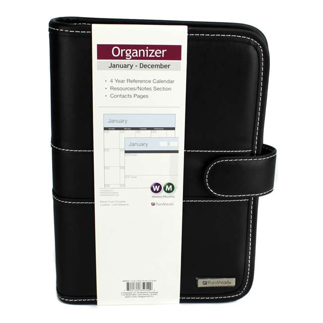 PlanAhead 85054 Personal Weekly/Montly Planner Organizer Black
