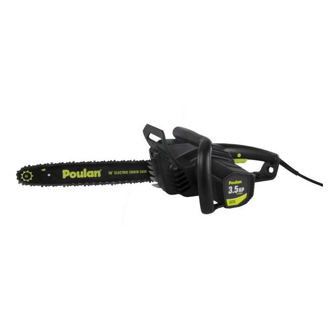 Poulan PLN3516 16Inch Bar 3.5hp Corded Electric Chain Saw PLN3516F