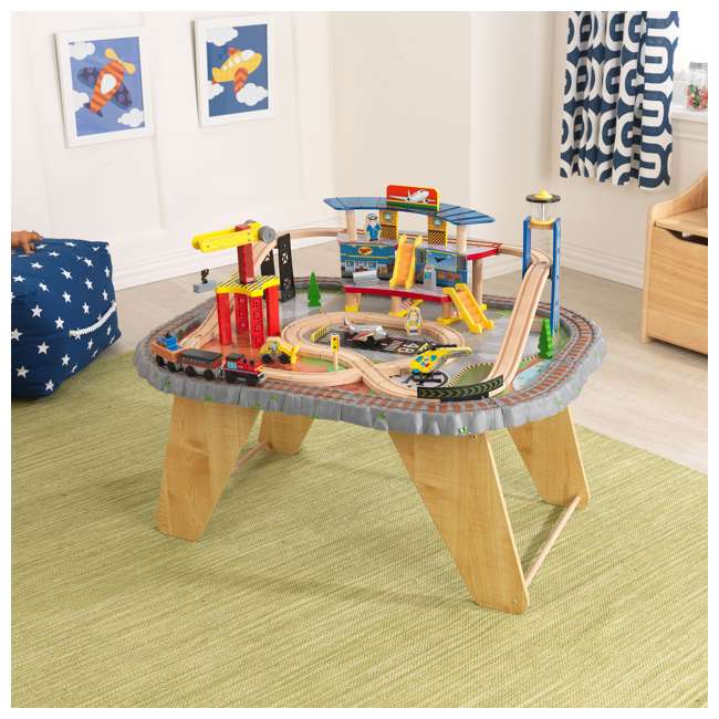 kidkraft wooden train table