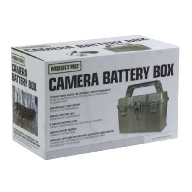 Moultrie Camera Rechargeable 12V Battery Box w/ Charger MCA12604