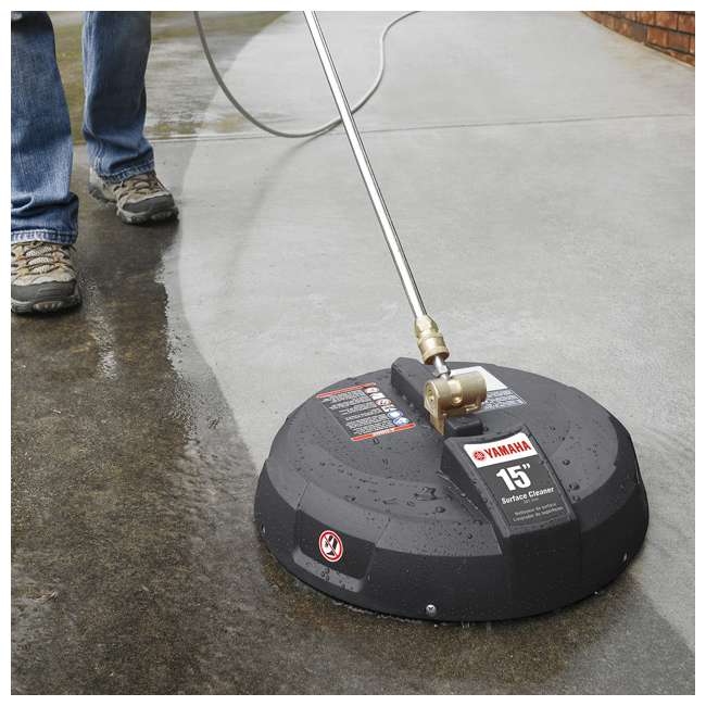 Yamaha 15 Inch Surface Cleaner Pressure Washer Attachment with Rotating