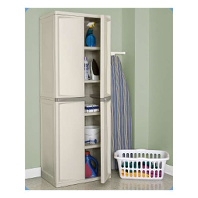 Sterilite 4-Shelf Cabinet : 01428501