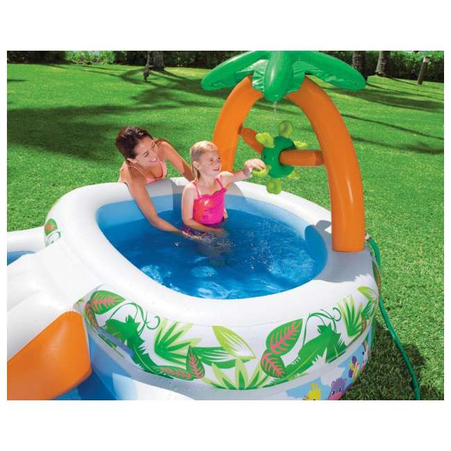 intex kiddie pool with slide